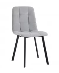 Стул Оливер Скуаре велюр Светло-серый / Oliver Square